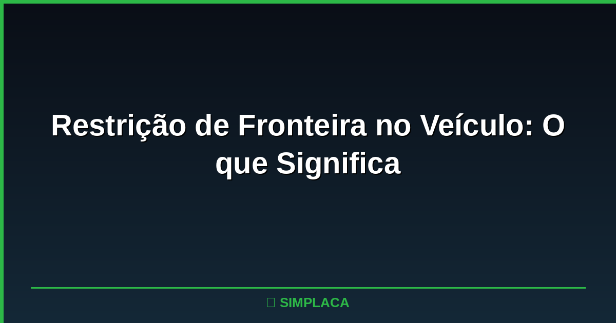 Posto de fiscalização em fronteira brasileira com veículo sendo inspecionado