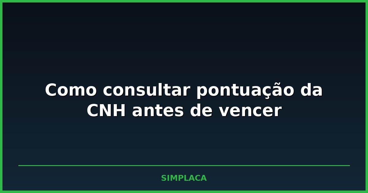 Motorista consultando a pontuação da CNH pelo celular dentro do carro