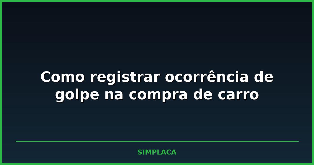 Pessoa registrando boletim de ocorrência online no notebook após golpe na compra de carro
