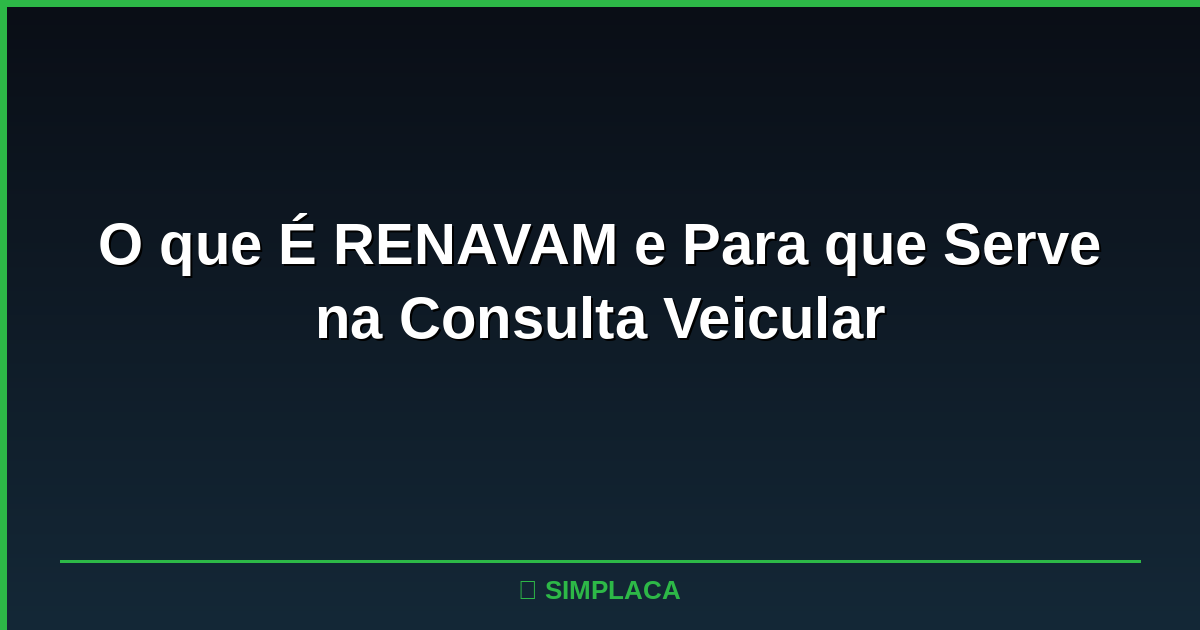 Documento CRLV com número RENAVAM em destaque