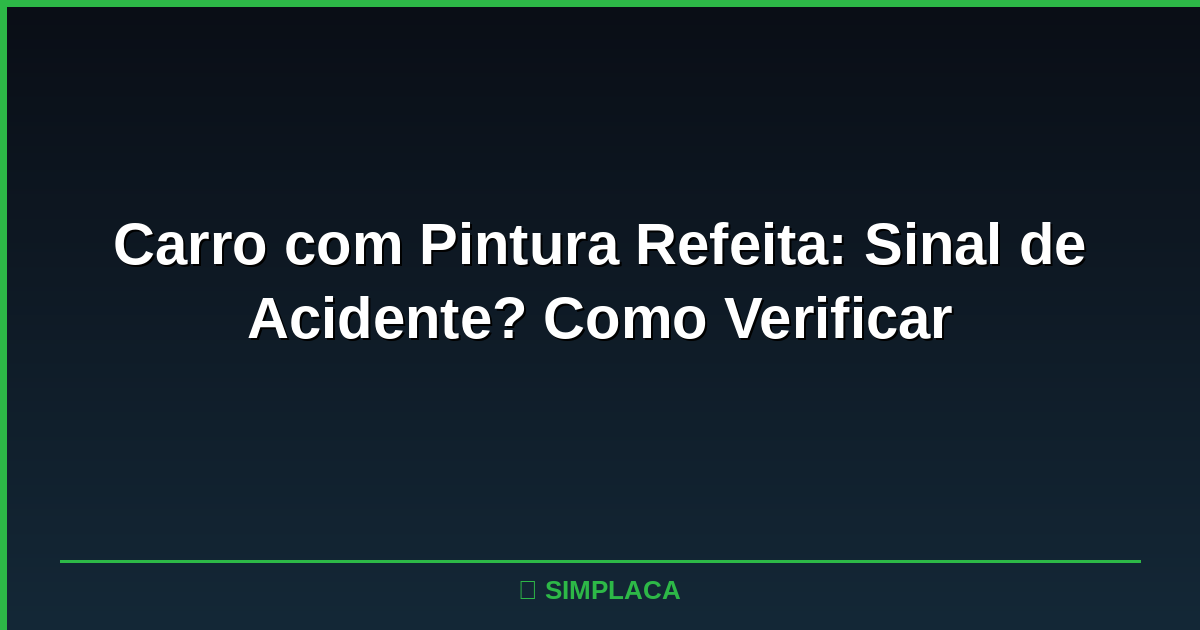 Inspeção de pintura de carro usado com medidor de espessura