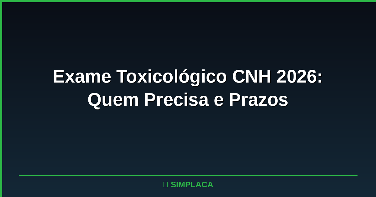 Motorista profissional entregando amostra para exame toxicológico