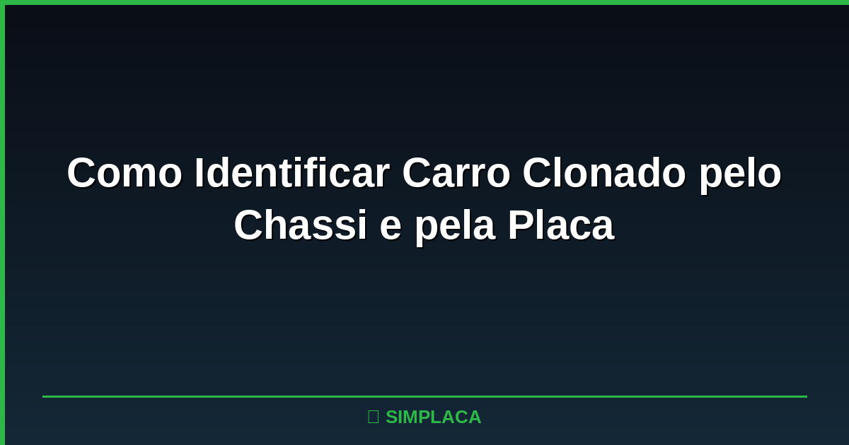 Número de chassi em veículo sendo verificado por inspetor