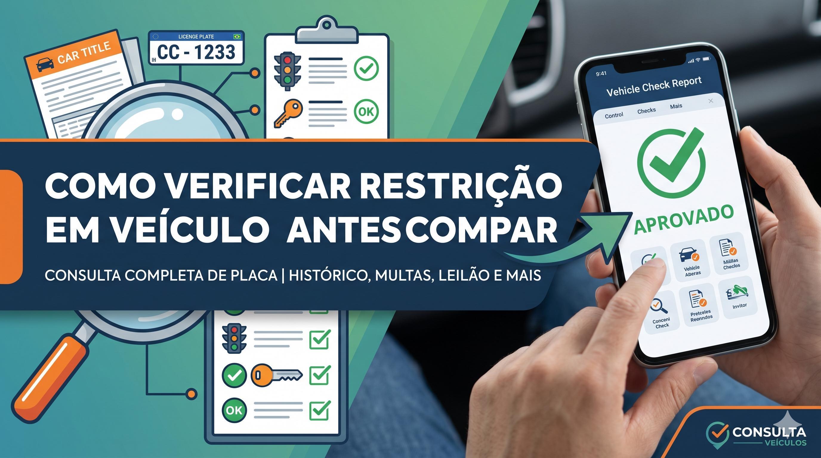 Como verificar restrição em veículo antes de comprar
