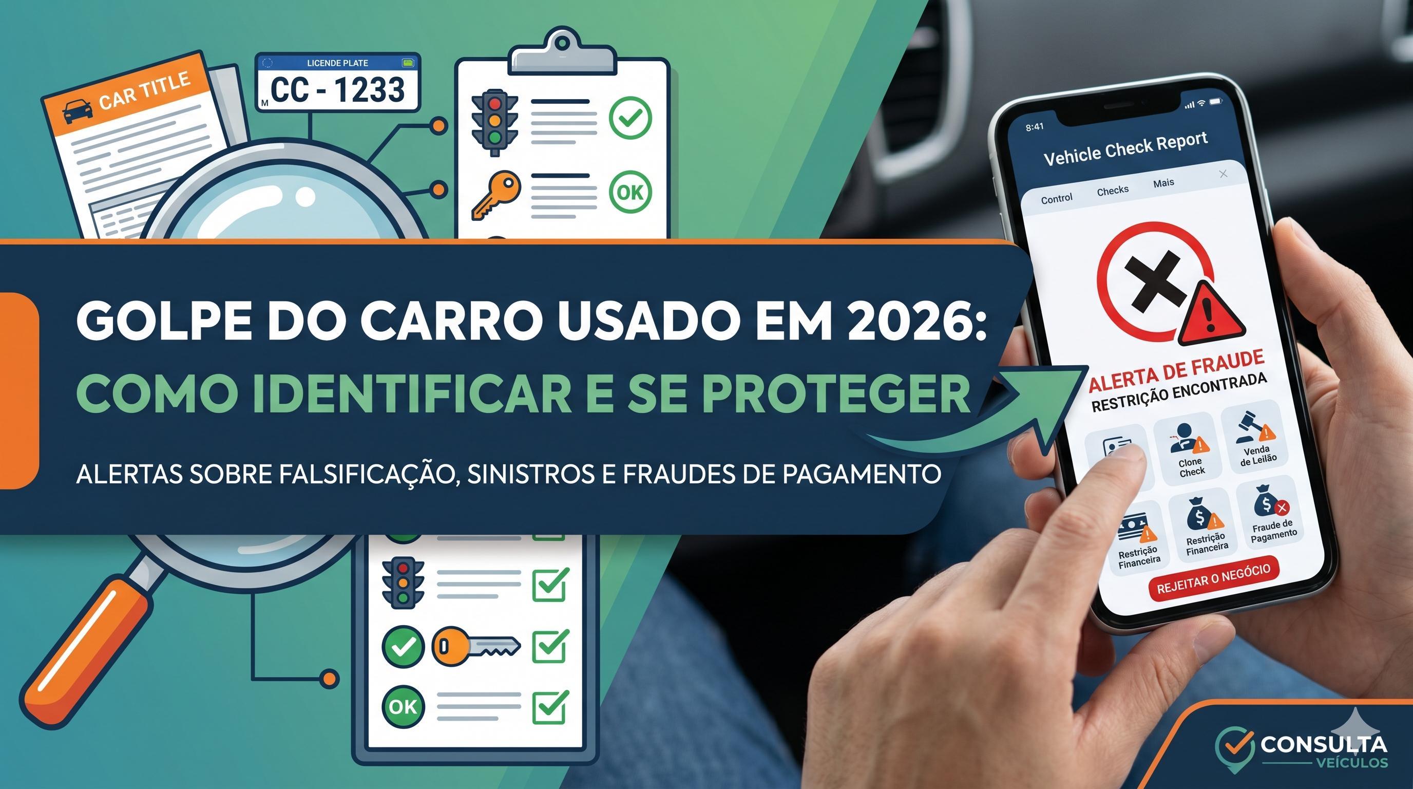 Como identificar golpe na compra de carro usado em 2026